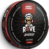 Merry Cherry Caffeine Nicotine Pouches by R4VE 50mg